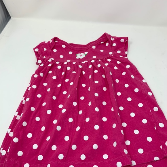 Carter's Pink Polka-Dot Dress & Panties 18 mod - Picture 2 of 7